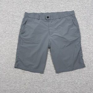 Greyson Shorts Mens 38 Gray Montauk Performance Stretch Golf Chino Sports